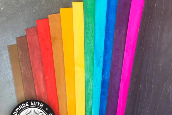 colored wood veneer sheets